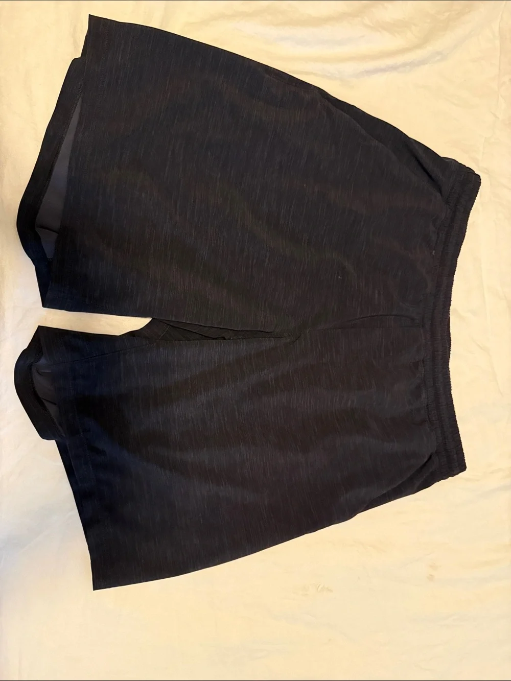 Lululemon Men’s Pace Breaker Linerless 9 inch Black Shorts XL